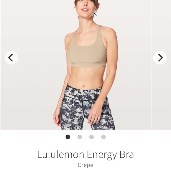 Lululemon Energy Bra Crepe - 4 - Picture 1 of 3